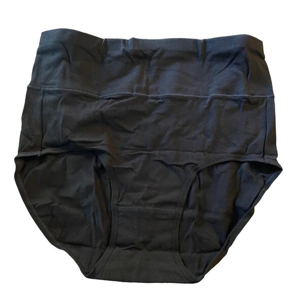 Vorosy 4 Pairs Black High Waisted Wide Belly Band Underwear Small - Picture 1 of 2